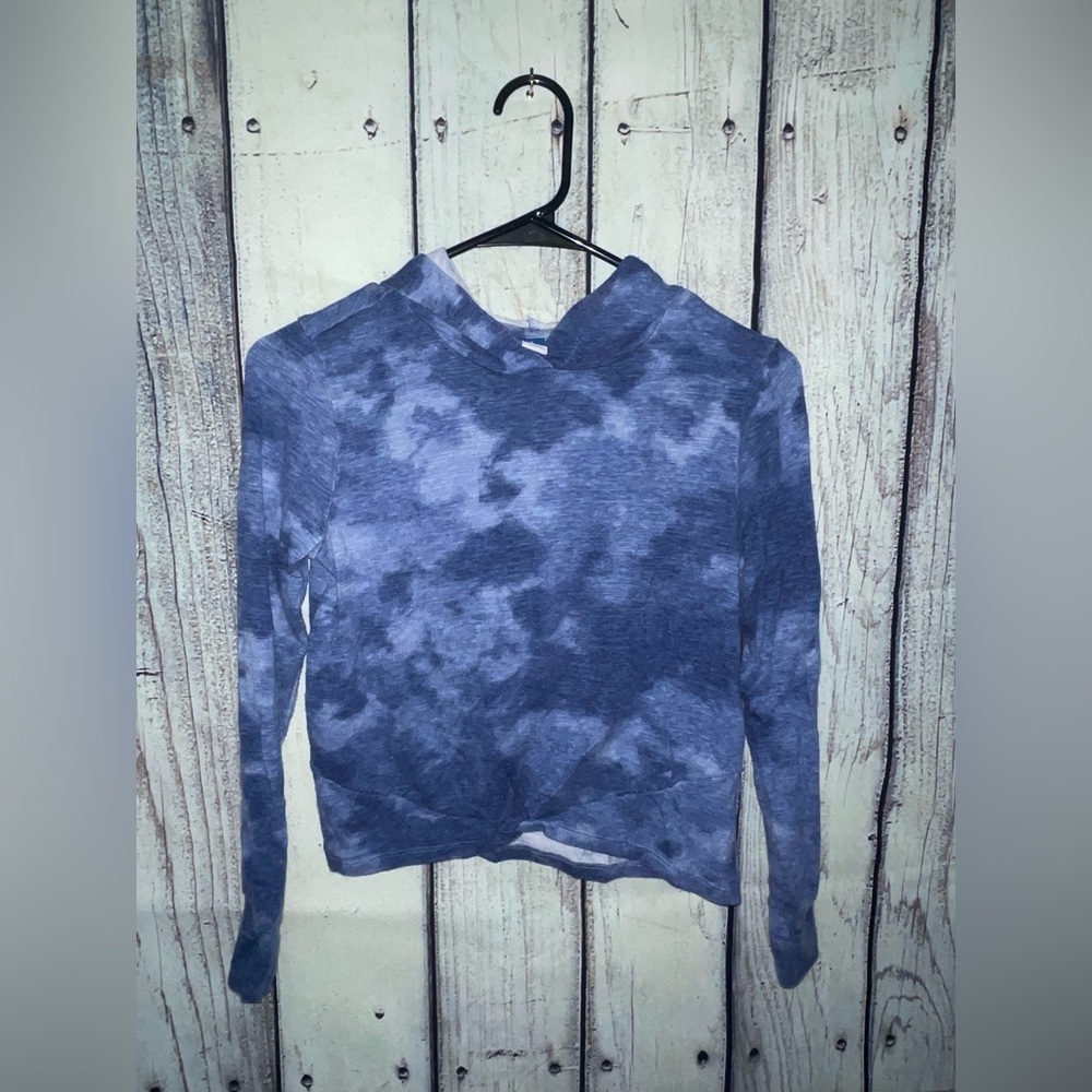 Blue Tie-Dye Women's Sweater